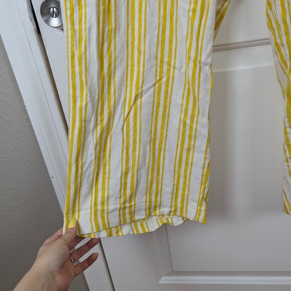 Torrid | Yellow Striped Drawstring Lounge Pants Size 3R - Picture 4 of 9